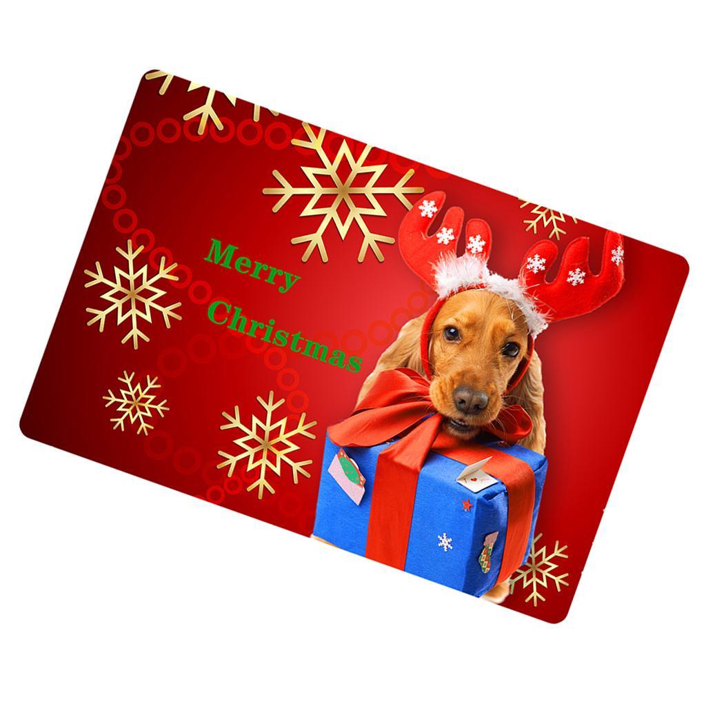 Maxbell Nonslip Bathroom Mat Rubber Floor Carpet Christmas Xmas Party Decor P - Aladdin Shoppers