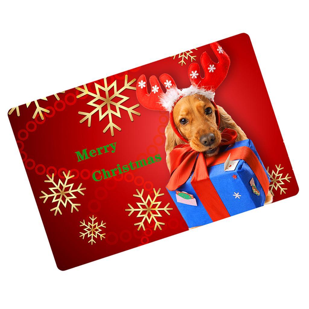 Maxbell Nonslip Bathroom Mat Rubber Floor Carpet Christmas Xmas Party Decor P - Aladdin Shoppers