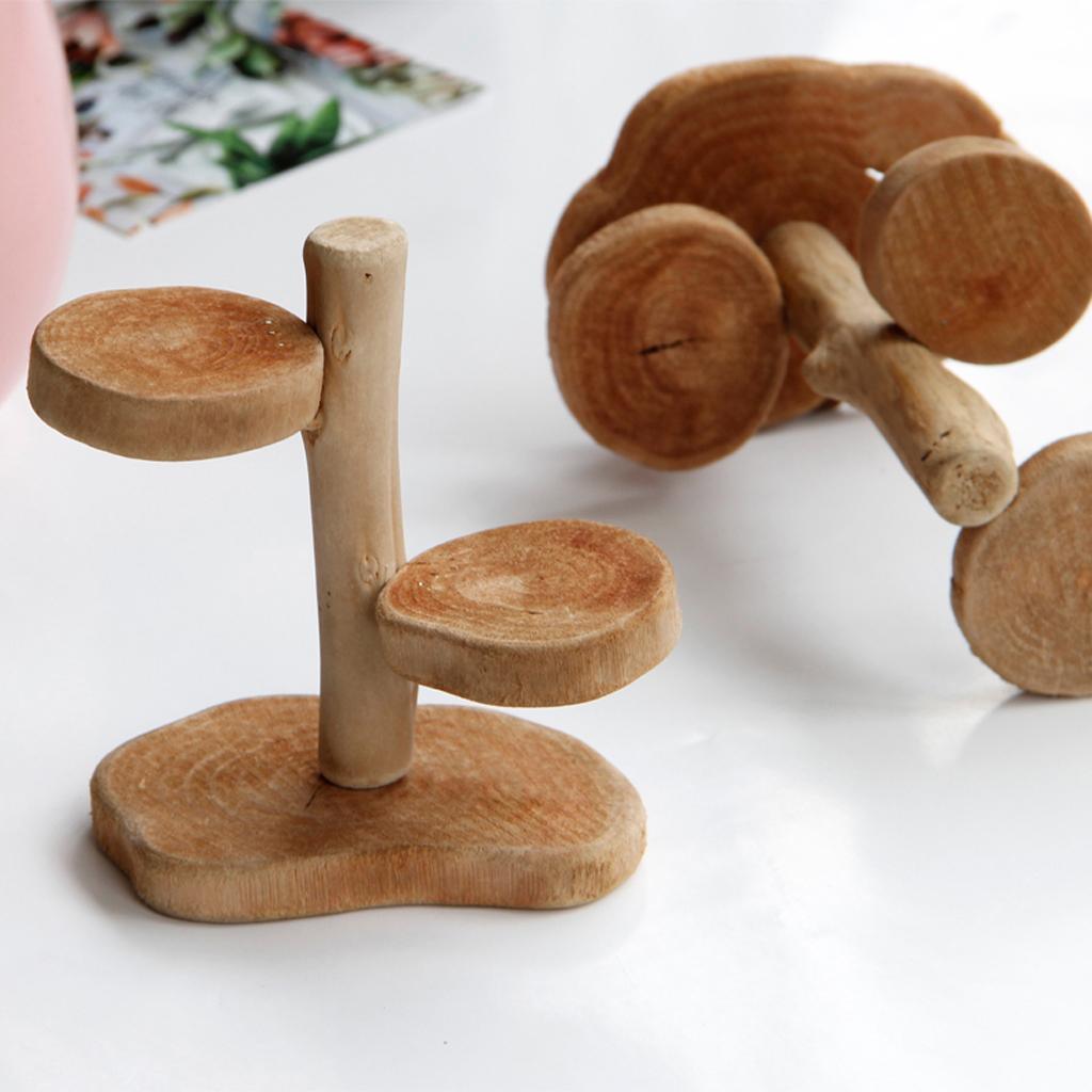 Maxbell Nordic Pastoral Style Wooden Petal Candlestick Decorative Ornament style 03 - Aladdin Shoppers