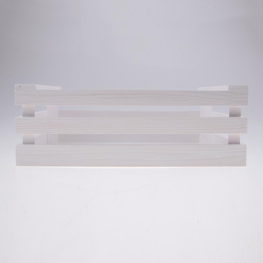 Maxbell Nordic Style Desktop Storage Basket Cake Display Tools Home Decor White L - Aladdin Shoppers