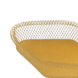 Maxbell Nordic Style Fruit Snack Basket Bowl Large Capacity Living Room Decor Golden Rhombus L - Aladdin Shoppers