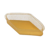 Maxbell Nordic Style Fruit Snack Basket Bowl Large Capacity Living Room Decor Golden Rhombus S - Aladdin Shoppers