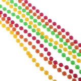 Maxbell Novelty 4 Strands 1980s Party Long Plastic Neon Beads Necklace 4 In 1 Fancy Dress - Aladdin Shoppers