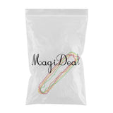 Maxbell Novelty 4 Strands 1980s Party Long Plastic Neon Beads Necklace 4 In 1 Fancy Dress - Aladdin Shoppers