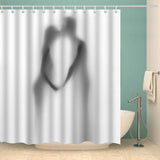 Maxbell Novelty Bathroom Digital Printing Polyester Shower Curtain Waterproof C0332 180x150 cm - Aladdin Shoppers