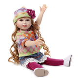 Maxbell NPK Adorable 45cm DIY Silicone Jointed Dolls for 18 inch Princess Girl Doll - Aladdin Shoppers