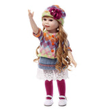 Maxbell NPK Adorable 45cm DIY Silicone Jointed Dolls for 18 inch Princess Girl Doll - Aladdin Shoppers