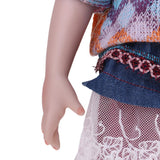 Maxbell NPK Adorable 45cm DIY Silicone Jointed Dolls for 18 inch Princess Girl Doll - Aladdin Shoppers