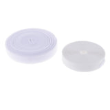 Maxbell Nylon Adhesive Hook and Loop Sticker Back Tape Fastener Magic Patch White - Aladdin Shoppers