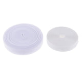 Maxbell Nylon Adhesive Hook and Loop Sticker Back Tape Fastener Magic Patch White - Aladdin Shoppers