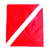 Maxbell Nylon Diver-Down Boat Flag, Red & White Scuba Dive Flag Marker Banner 20x24" - Aladdin Shoppers