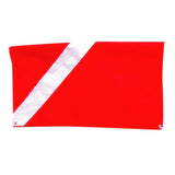 Maxbell Nylon Diver-Down Boat Flag, Red & White Scuba Dive Flag Marker Banner 20x24" - Aladdin Shoppers