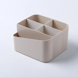 Maxbell Office Desk Organizer Compartments Tissue Box Separate box Apricot yellow - Aladdin Shoppers