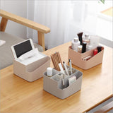Maxbell Office Desk Organizer Compartments Tissue Box Separate box Pink - Aladdin Shoppers