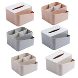 Maxbell Office Desk Organizer Compartments Tissue Box Separate box Pink - Aladdin Shoppers
