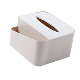 Maxbell Office Desk Organizer Compartments Tissue Box tissue box Apricot yellow - Aladdin Shoppers