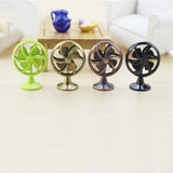 Maxbell Old Fashioned Miniature Lobby Fan Toy For 1/12 Dollhouse Accessories Bronze - Aladdin Shoppers