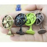 Maxbell Old Fashioned Miniature Lobby Fan Toy For 1/12 Dollhouse Accessories Bronze - Aladdin Shoppers