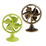Maxbell Old Fashioned Miniature Lobby Fan Toy For 1/12 Dollhouse Accessories Bronze - Aladdin Shoppers