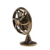 Maxbell Old Fashioned Miniature Lobby Fan Toy For 1/12 Dollhouse Accessories Bronze - Aladdin Shoppers