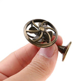 Maxbell Old Fashioned Miniature Lobby Fan Toy For 1/12 Dollhouse Accessories Bronze - Aladdin Shoppers