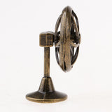 Maxbell Old Fashioned Miniature Lobby Fan Toy For 1/12 Dollhouse Accessories Bronze - Aladdin Shoppers
