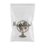 Maxbell Old Fashioned Miniature Lobby Fan Toy For 1/12 Dollhouse Accessories Bronze - Aladdin Shoppers