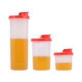 Maxbell Olive Oil Vinegar Pourer Dispenser Spout Bottle Pot for Kitchen Red 900ml - Aladdin Shoppers