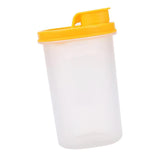 Maxbell Olive Oil Vinegar Pourer Dispenser Spout Bottle Pot for Kitchen Yellow 500ml