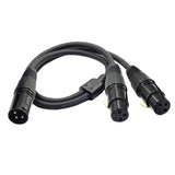 Maxbell One-Two XLR Line Balanced Audio Connection Microphone Extension Cable - Aladdin Shoppers