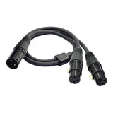 Maxbell One-Two XLR Line Balanced Audio Connection Microphone Extension Cable - Aladdin Shoppers