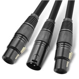 Maxbell One-Two XLR Line Balanced Audio Connection Microphone Extension Cable - Aladdin Shoppers