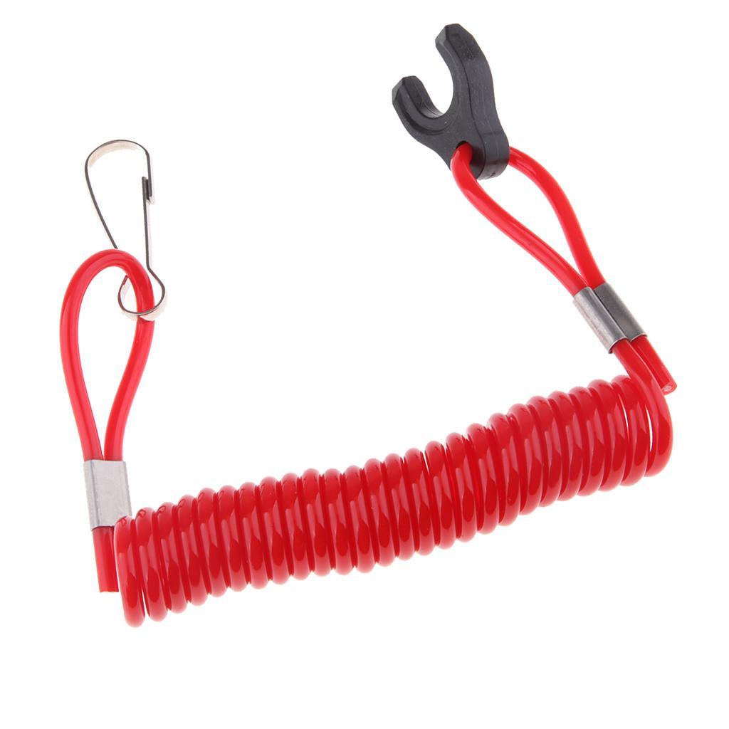 Maxbell Outboard Engine Motor Kill Stop Switch Tether Cord Lanyard Replacement Rubber for Tohatsu - Aladdin Shoppers