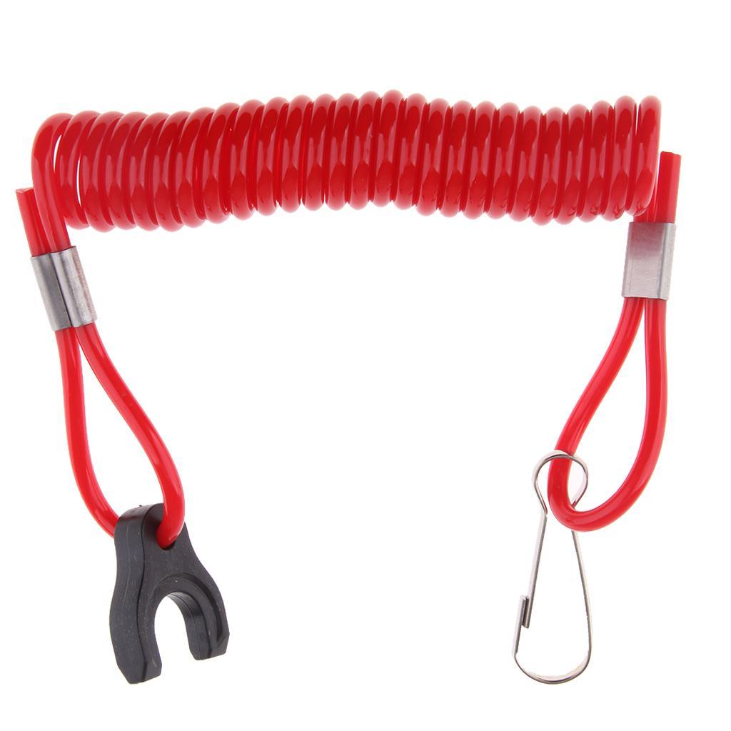Maxbell Outboard Engine Motor Kill Stop Switch Tether Cord Lanyard Replacement Rubber for Tohatsu - Aladdin Shoppers