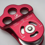 Maxbell Outdoor 30KN General Purpose Fixed Side Single Climbing Pulley For 13mm Rope Red - Aladdin Shoppers