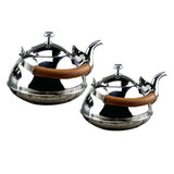 Maxbell Outdoor Camping Stainless Steel Kettle Kitchen Fast Boil Tea Pot Silver 1.5L - Aladdin Shoppers