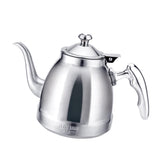 Maxbell Outdoor Camping Stainless Steel TeaKettle Kitchen Tea Pot Silver 1.5L B - Aladdin Shoppers