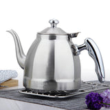 Maxbell Outdoor Camping Stainless Steel TeaKettle Kitchen Tea Pot Silver 1.5L B - Aladdin Shoppers