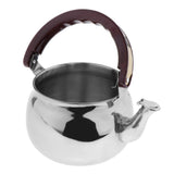 Maxbell Outdoor Camping Stainless Steel Whistling Kettle Kitchen Tea Pot Silver 1.0L - Aladdin Shoppers
