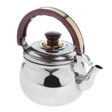 Maxbell Outdoor Camping Stainless Steel Whistling Kettle Kitchen Tea Pot Silver 1.0L