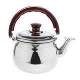 Maxbell Outdoor Camping Stainless Steel Whistling Kettle Kitchen Tea Pot Silver 1.0L - Aladdin Shoppers