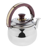 Maxbell Outdoor Camping Stainless Steel Whistling Kettle Kitchen Tea Pot Silver 1.8L - Aladdin Shoppers