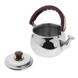 Maxbell Outdoor Camping Stainless Steel Whistling Kettle Kitchen Tea Pot Silver 3.5L - Aladdin Shoppers