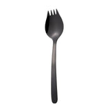 Maxbell Outdoor Stainless Steel Spoon Spork Practical Cutlery Flatware Black - Aladdin Shoppers