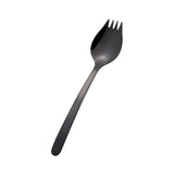 Maxbell Outdoor Stainless Steel Spoon Spork Practical Cutlery Flatware Black - Aladdin Shoppers