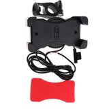 Maxbell Outdoor Universal Cell Phone Holder for Motorcycle Bicycle Bike Holder Red - Aladdin Shoppers