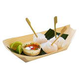 Maxbell Pack 50 Paper Food Tray Fast Food Tray Disposable Food Serving Boat 6x4cm - Aladdin Shoppers