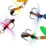 Maxbell Pack of 4 Pcs Spinner Bait Fishing Lures Simulation Bait with Treble Hooks - Aladdin Shoppers