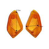 Maxbell Pair Rear Left & Right Turn Signal Indicator Light Lens for Kawasaki ZZR250 - Aladdin Shoppers