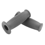 Maxbell Pair Universal Motorcycle HandleBar Hand Grip Retro Handlebar Grey 25 28MM - Aladdin Shoppers